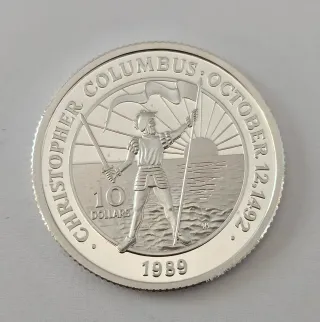 Bahamas 10 Dollars 1989 Cristoforo Colombo