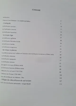 Les fortifications en Tunisie