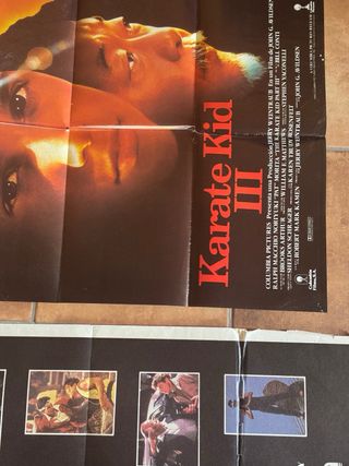 Pósters Originales Karate Kid II y III