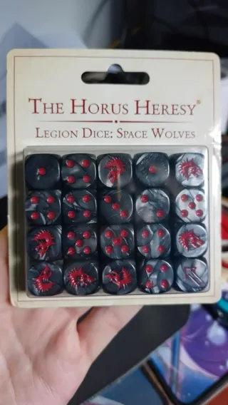 space wolves dice set warhammer