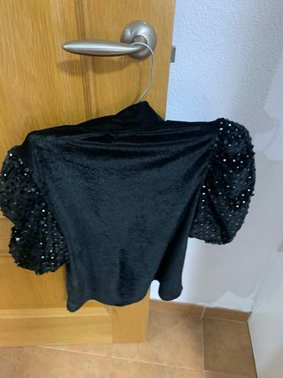 Blusa Terciopelo Fiesta Desigual Talla M