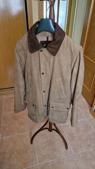 Chaquetón de pana marrón