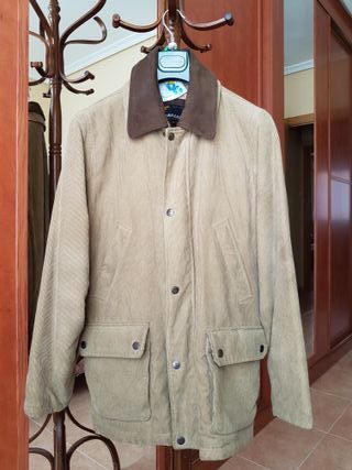 Chaquetón de pana marrón