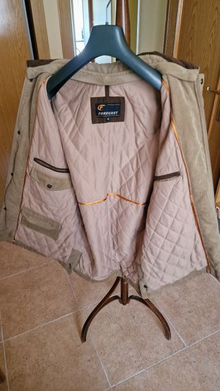 Chaquetón de pana marrón