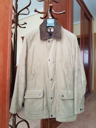 Chaquetón de pana marrón