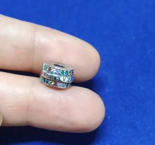 Charm Clip Corazón Amor Familia pulsera Pandora