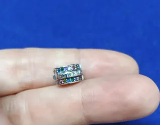 Charm Clip Corazón Amor Familia pulsera Pandora