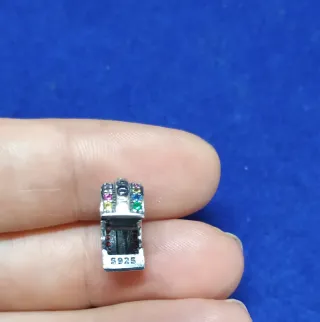 Charm Clip Corazón Amor Familia pulsera Pandora