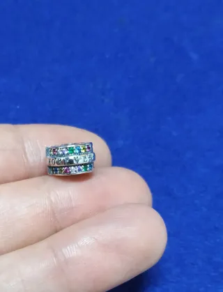 Charm Clip Corazón Amor Familia pulsera Pandora