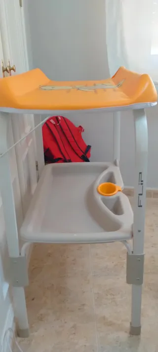 Bañera-cambiador plegable Jane Flip