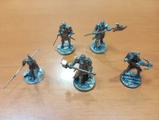 Miniaturas metálicas guerreros 38mm