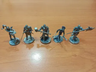Miniaturas metálicas guerreros 38mm