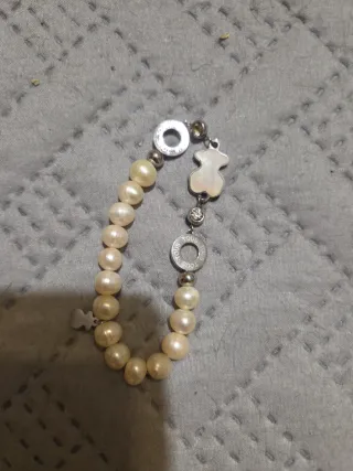 Pulsera Tous Perlas y Oso