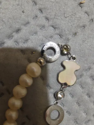 Pulsera Tous Perlas y Oso