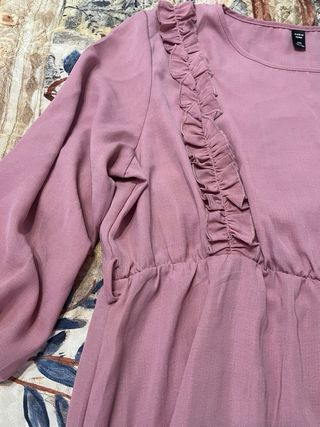 Vestito lungo rosa Shein taglia 4XL