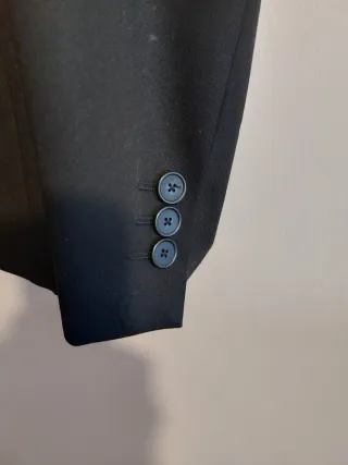 Chaqueta Americana Zara Negra Hombre Talla 48