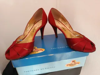 Zapatos Javier Rocha Rojos Talla 38