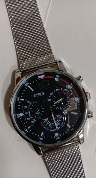 Reloj Deyros Acero Hombre Nuevo