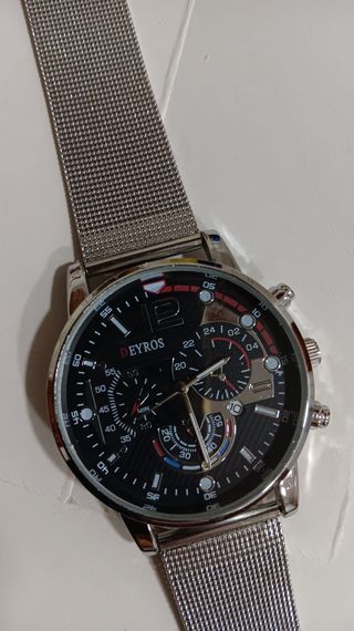 Reloj Deyros Acero Hombre Nuevo