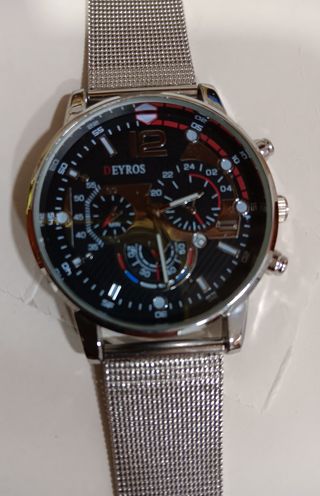 Reloj Deyros Acero Hombre Nuevo
