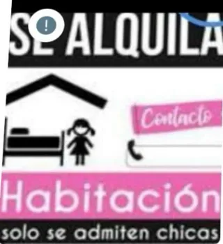 Habitación en alquiler solo para chica