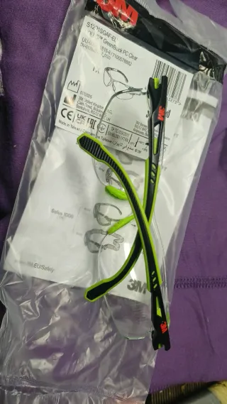 10 Paia Occhiali Protettivi 3M