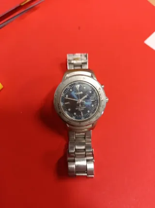 Reloj Pulsar Azul y Plateado