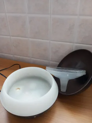 Diffusore di aromi effetto legno scuro