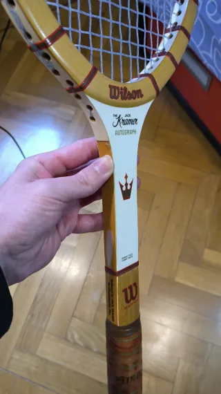 Raqueta Vintage Wilson Jack Kramer Autograph