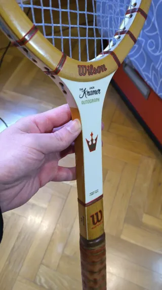 Raqueta Vintage Wilson Jack Kramer Autograph