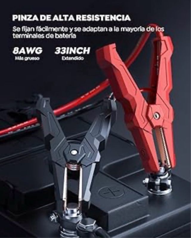 Arrancador de Batería Coche 27000mAh 6000A