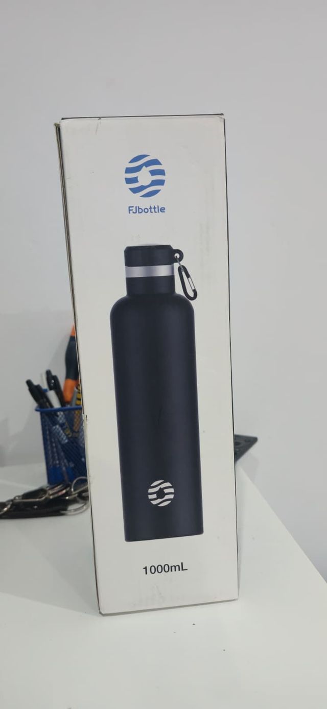 Bottiglia d'acqua in acciaio inossidabile nero FEIJIAN