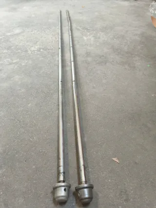 2 Barras Futbolín Usadas