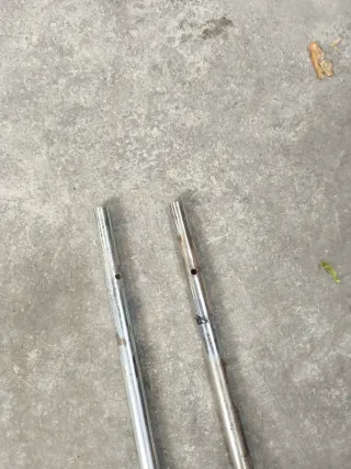 2 Barras Futbolín Usadas