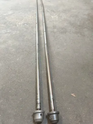 2 Barras Futbolín Usadas