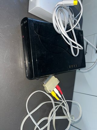 Nintendo Wii U Negra Con todo