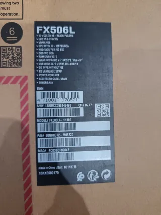 Portátil Gaming Negro Teclado Retroiluminado.