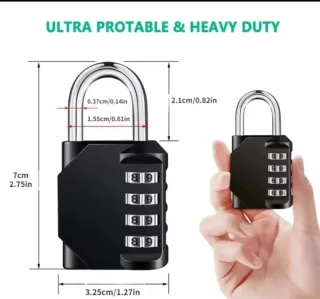 Candado de combinación de 4 dígitos NUEVOS