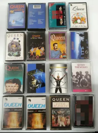 15 QUEEN Cintas Cassettes ELIGE