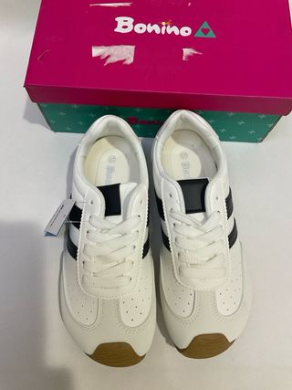 Zapatillas Barefoot Bonino Blancas y Negras
