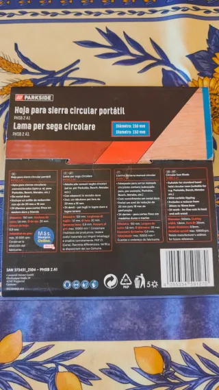 Sierra Circular Parkside 20V Láser