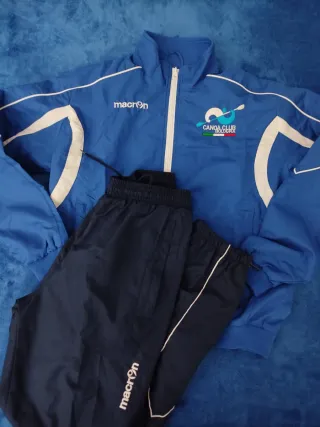 Tuta Macron bambino bluette e blu