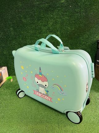 Maleta Infantil Roll Road Little Me Turquesa