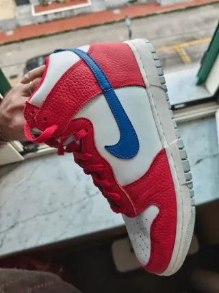 Nike Air Dunk n. 43 rosso e bianco