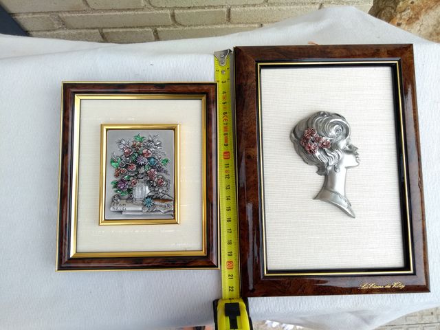 Quadros decorativos de peltre