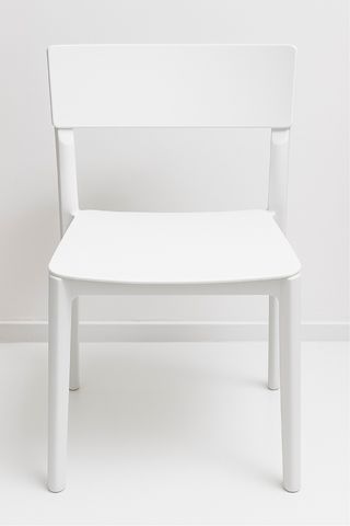 34 Silla blanca moderna para cocina o terraza