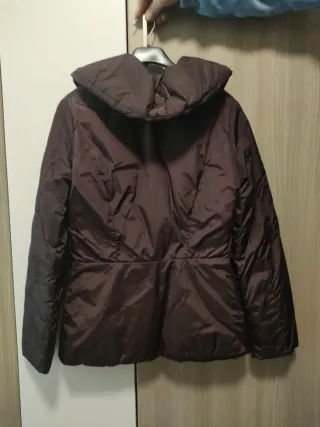 Piumino donna marrone taglia S