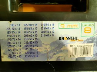 Cadenas Nieve KRAWEHL 9mm Universal