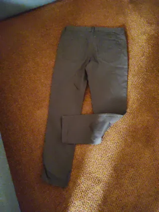 Pantaloni in cotone marrone