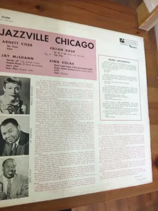 Jazzville Chicago LP Vinilo Top Rank